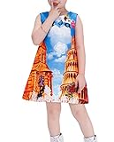 (ウォ２U)Woo2u キッズ 女の子 ガールズ 可愛い 花柄 Aライン ノースリーブ Aライン ひざ丈 カジュアル チュニック お姫様 ドレス 入園式 パーティー お呼ばれ フォーマル ワンピース 