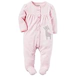 Child of Mine Sleeper for女の子ベビーガールズTerrycloth Sleep N PlayサイズPreemie カラー: ピンク