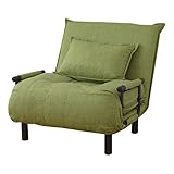 山善(YAMAZEN) 折りたたみソファベッド クッション付 SFB-80S(GR)