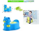 Kidoloop Dodi Bear Potty For Children Toilet Training With Lid (Blue) by Kidoloop