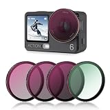 STARTRC DJI向け Osmo Action 6 用フィルターセット、4枚セット（CPL+ND8+ND16+ND32）、光学ガラス、多層ナノコート、レンズ保護、action 6 アクセサリー