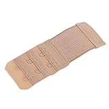 Perfk ブラジャー　延長ホック　調整ホック　締め付け防止　快適　DIY　幅0.9cm　2段　全３色 - 褐色