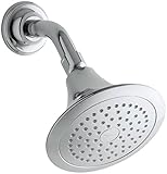 KOHLER K-10282-AK-CP Forte Single-Function Katalyst Showerhead, Polished Chrome [並行輸入品]