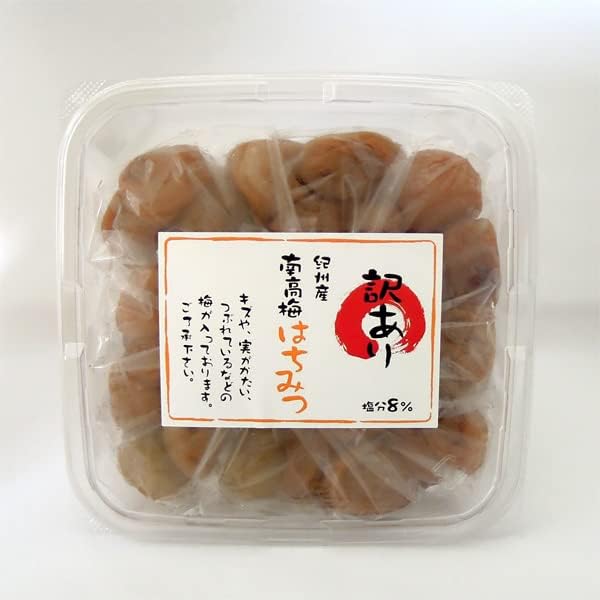 【訳あり】はちみつ梅干し1kg×2/梅酢 3本 500ml 紀州南高梅 梅寿庵【訳あり梅干し】紀州南高梅はちみつ 800g : 梅寿庵