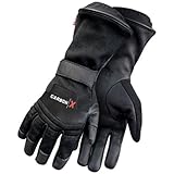 Bob Dale 96-1-9210-L CarbonX FR Performance Glove with Gauntlet Cuff, Large, Black by Bob Dale
