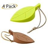 Te Fiti ドアストッパー ベビーガード ドアストップ 指を挟むこと防止 可愛い ドアクッション 葉のイプ 4枚セット