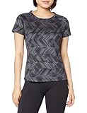 [Mizuno] トレーニングウェア グラフィック Tシャツ 半袖 吸汗速乾 32MA0310 レディース グレー 日本 S (日本サイズS相当)