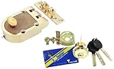mul-t-lock経済Junior Jimmy Proof Rim円柱デッドロック3キーwithカードIncluded 008J-JPST01-05-D