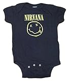 NIRVANA ニルヴァーナ ロンパース SMILE 正規品 ロックTシャツ関連 ニルバーナ (12ヶ月)