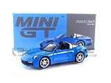 TrueScale Miniatures MINI GT 1/64 ポルシェ 911 タルガ 4S シャークブルー 左ハンドル 完成品