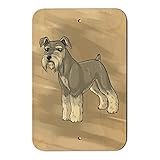 ミニチュアシュナウザー犬ホームビジネスオフィスSign 6" x 9" SIGN.WOOD.9X6.Z000485_8