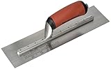 MARSHALLTOWN The Premier Line MXS56D 12-Inch by 3-Inch Finishing Trowel with Curved DuraSoft Handle 