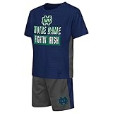 Notre Dame幼児用アクティブTシャツシャツとショーツセット