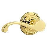 Kwikset 788CHL-LH Signature Series Commonwealth Left Hand Single Dummy Door Leve, Polished Brass [並行