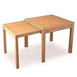 タンスのゲン 伸長式 ダイニングテーブル 幅80～130cm 伸縮 天然木 ウレタン塗装 突板 キャスター付 親子卓 オーク 11719253 01