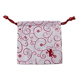 ゴンガリガリ きんちゃく袋/からくさPK/オリジナルてぬぐい生地で吸水性バッチリ