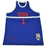 キューバキューバ国旗Caribbeanレッドブルーバスケットボールメンズジャージータンク大人サイズ レッド