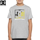 DC ディーシーシューズ ユース TシャツCROSS STAR BIG YOUTH TEEヘザー グレーNO5 XLサイズ