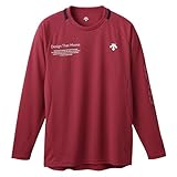[デサント] Ｔシャツ 長袖バレーボールシャツ ロンT 腕動かしやすい フライングレシーブ 石川祐希選手 エンジ