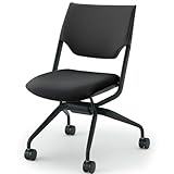 イトーキ レクシブチェア クロスバック T1フレーム 肘なし T1 ブラックT KLC-820GP-T1T1