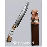 五十嵐刃物:240mm 鋼付 山鉈 鍔付コブ柄 和釘 C-30