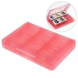 28-in-1 ゲームカードケース対応 3DS / 3DS / DSi / DSi XL / DSi LL / DS / DS Lite カートリッジ収納ボックス ホルダー (Pink)