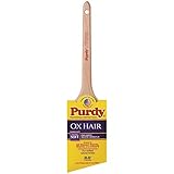 Purdy 144296030 Ox-O-Angular Ox-Hair/White China Bristle Angular Sash Paint Brush, 3-Inch [並行輸入品]