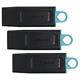 Kingston DataTraveler Exodia 64GB USB 3.2 フラッシュドライブ DTX/64GB - 3パック