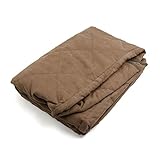 DealMuxユニバーサルカーキオートカーバックシートキルトパッド入りのカバーマットブランケットの保護します