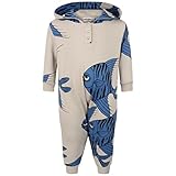 (ミニロディーニ)mini rodini FISHES AOP ONESIE”オーガニックコットン” (68/74(4ヶ月-9ヶ月)) [並行輸入品]