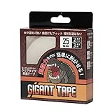 GIGANT TAPE ギガントテープ 魔法のテープ 両面テープ 剥がせる 超強力 透明 DIY 賃貸 (幅25mm×長さ3M(厚2mm))
