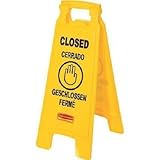 エレクター:ラバーメイド フロアセーフティサイン イエロー 61127804 型式:61127804