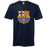 FCバルセロナ公式サッカーSoccerギフトキッズCrest Tシャツ カラー: ブルー