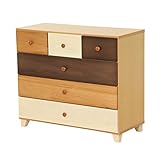 美しい木目の天然木ローチェスト 4段 幅90cm Loarシリーズ 日本製・完成品｜Loar-ロア- type2