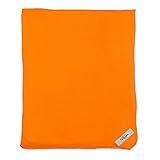 My Blankee Organic Cotton Jersey Knit Swaddle Baby Blanket, 47 X 47, Orange
