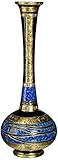 Design Toscano Wadjet Sculptural Egyptian Vase in Gold and Faux Lapis [並行輸入品]