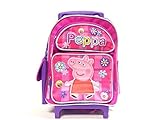 New Peppa Pig Allover Flower Small Todder Rolling Backpack-2304 [並行輸入品]