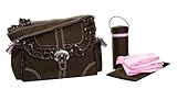 Kalencom Miss Prissy Buckle Bag, Chocolate/Pink by Kalencom
