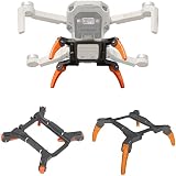 Kiowon DJI Mini2 SE用 ランディングギア 折りたたみ式 着陸装置 Mini2 SE・Mini 2・Mavic Mini・Mini SEドローン対応 アクセサリー(オレンジ)