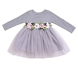 Mini honey DRESS ベビー・ガールズ ガールズ カラー: グレー
