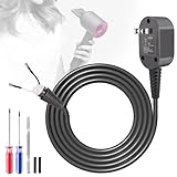 電源コード交換用ダイソンSupersonicヘアドライヤーHD01 HD02 HD03 HD07 HD08 HD15電源コードケーブルアダプタプラグアクセサリー、110Vヘアドライヤー充電ケーブル修理ラインキット