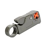 Fenteer 回転同軸電気ケーブル　ストリッピング　カッター　ストリッパー　ネットワーク　プライヤー　ワイヤストリッパカッタ