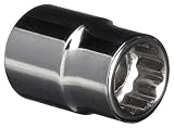 Martin BM1210 10mm Type I Opening 3/8' Square Drive Socket, 12 Points Standard, 25.4mm Length, Chrom