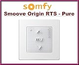 Somfy Smoove原点RTS 1チャネル壁ボタン/リモートコントロール433.42 MHzローラーシャッター用フレーム – 1810880 / 1811045