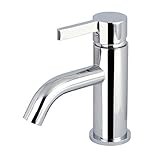 キングストン真鍮ls8221ctl Continentalシングルレバーハンドル洗面所蛇口withメタルプッシュボタンDrain、クロム