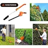 YARD　FORCE　充電式軽量コードレスバリカン　３役（生垣、高枝、芝刈）