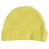 【未熟児】【低出生体重児】【早産児】【NICU】用　ベビー服：コットン帽子 イエロー
