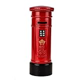 合金メタル英国スタイルロンドンメールボックスPost Officeコインお金銀行誕生日ギフト15 * 5.5
