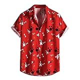 [vigerkar] 父の日プレゼント 誕生日 シャツ メンズ 長袖 半袖 カジュアル オックスフォード シャツ アロハシャツ メンズ 大き