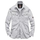 BURTLE バートル 長袖シャツ ユニセックス 秋冬用 8105 5 シルバー S